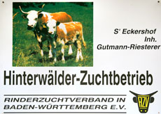 Hinterw&auml;lder-Zuchtbetrieb S'Eckershof