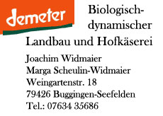 demeter - Biologisch-dynamischer Landbau und Hofk&auml;serei