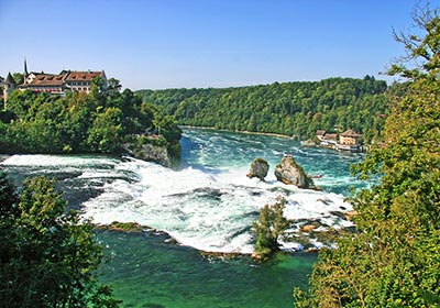 Rheinfall bei Schaffhausen/Schweiz